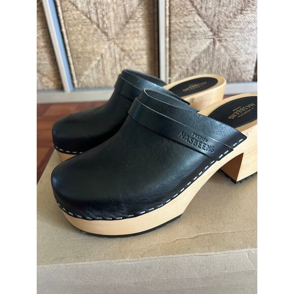 Women’s Swedish Hasbeens Louise Clog EU41/US9.5 NEW MSRP $300 - Picture 6 of 16